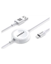 Sạc Pisen iWatch 2-in-1 Lightning - Chính hãng